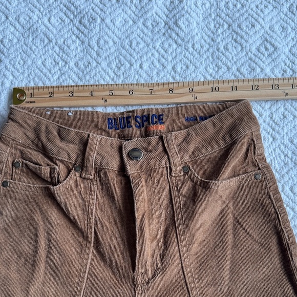 Blue Spice Tan Corduroy Junior Pants Sz 1 - Picture 4 of 6